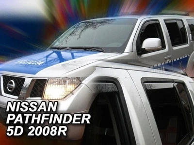 Дефлекторы окон ветровики Nissan Pathfinder 4D 05-15 вставные 4шт Heko Ниссан Патфайндер АМ0033784