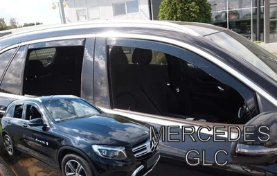 Дефлекторы окон ветровики Mercedes GLC 5D Х253 15- вставные 4шт Heko Мерседес ГЛЦ АМ0054606