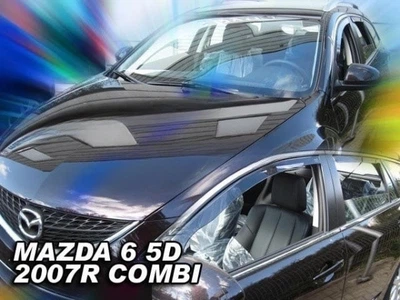 Дефлекторы окон ветровики Mazda 6 5D Combi 07-12 вставные 4шт Heko Мазда 6 АМ0007492
