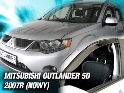 Дефлекторы окон ветровики Mitsubishi Outlander XL 5D 07-12 вставные 4шт Heko Митсубиси Аутлендер ХЛ АМ0007591