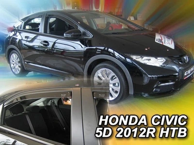 Дефлекторы окон ветровики Honda Civic 5D HB 12- вставные 4шт Heko Хонда Цивик АМ0007330