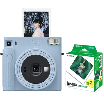 Фотоаппарат Fujifilm Instax Square SQ1 Glacier Blue + фотобумага на 20 листов