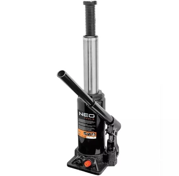 Домкрат Neo Tools 10-454 10т гідравлічний пляшковий 230-456 мм