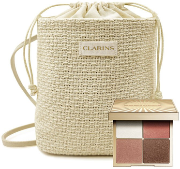 Палета для макіяжу Clarins для обличчя та очей + Літня сумка (3666057421938)