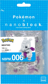 Klocki konstrukcyjne Nanoblock Pokemon Mewtwo 130 elementów NBPM_006 (4972825146811)