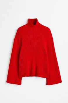 Жіночий светр H&M 206602-2 XL(175/116) червоний (2066020006)