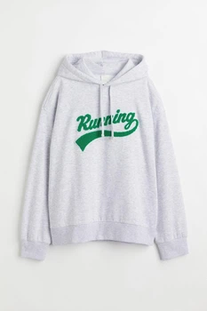 Жіноче худі H&M 208543-4 XL(175/116) сірий (02085430006)