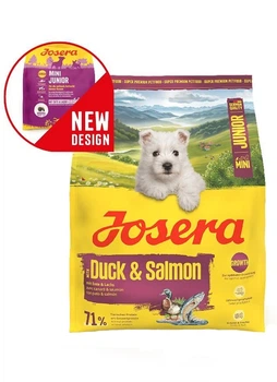 Сухой корм Josera Mini Junior with Duck & Salmon для щенков мелких пород с уткой и лососем 900 г