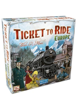 Настольная игра Days of Wonder Билет на поезд Европа PREMIUM / Настольная игра Ticket to Ride Europe + правила на украинском