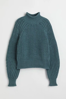 Жіночий светр H&M 206377-2 L(175/104) зелений (2063770005)