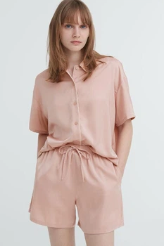 Комплект: блуза и шортики Uniqlo 40(XS) Розовый (122059)