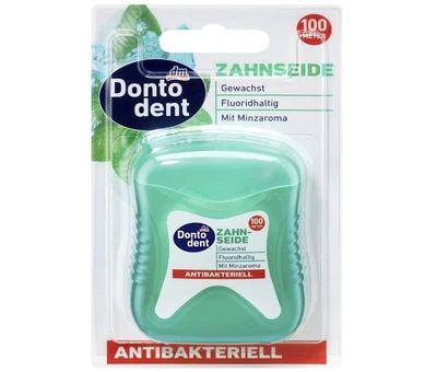 Антибактериальная зубная нить Dontodent 100 м (3707112)