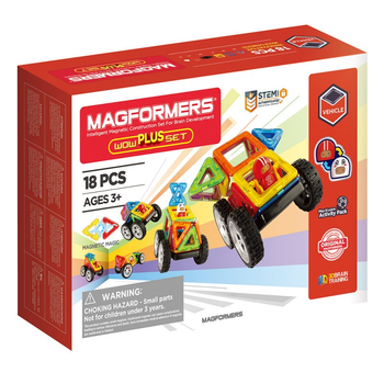 Klocki magnetyczne Magformers Przygoda lotnicza 28 elementów (703015) (8809465536879)