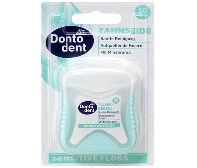 Зубная нить Dontodent Sensitive 50 м 1 шт (3707107)