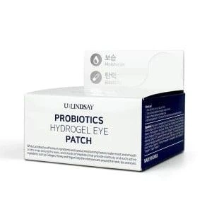 Гидрогелевые патчи U-LINDSAY с пробиотиками 60 шт / U-LINDSAY Probiotics Hydrogel Eye Patch