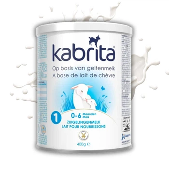 Начальная детская молочная смесь KABRITA 1 Premium на основе козьего молока с новой инновационной формулой для детей от 0 до 6 месяцев 400 г