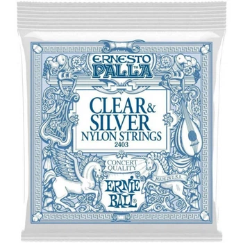 Струны Ernesto Palla для классической гитары Clear & Silver