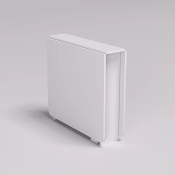 Стол-тумба №4 узкая Континент 1580х800х750 Белый