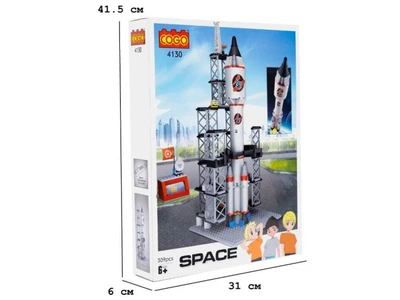 Конструктор Запуск ракеты, COGO (4130), 309 дет.