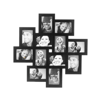 Фоторамка Present Time на 12 фото 10 х 15 см, чорна