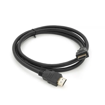 Кабель Merlion HDMI-HDMI HIGH SPEED 1.2m, v1.4, OD-7.5mm, Black YT-HDMI(M)/(M)-1.2mW-H181