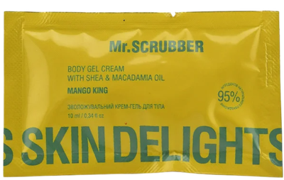 Зволожувальний крем-гель для тіла Skin Delights Mango King Mr.SCRUBBER, 10 мл