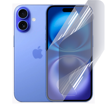 Антишпион приватная плёнка гидрогелевая для смартфона Apple iPhone 16 прозрачная