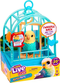 Интерактивная игрушка птичка Little Live Pets My Really Real Talking Bird Toy and Cage Indie