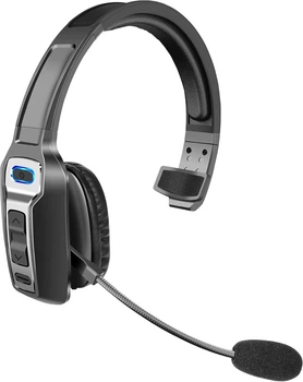 Беспроводная Bluetooth гарнитура Sarevile V5.2 с микрофоном для звонков черная