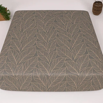 Простынь без резинки Бязь Whispering Leaves 180*220 см