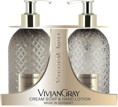 Набір Мило & лосьйон для рук Bronze Fairy Ylang & Vanilla Vivian Gray, 2 х 250 мл