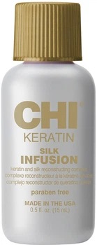 Рідкий шовк для волосся з кератином Keratin Silk CHI, 15 мл
