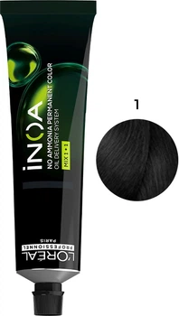 Крем-фарба для волосся Inoa №1 L’Oreal Professionnel Paris, 60 мл