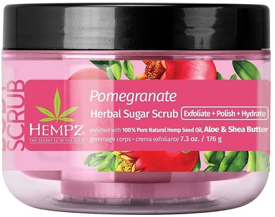 Скраб цукровий для тіла «Гранат» Hempz Pomegranate Herbal Sugar Scrub, 176 г
