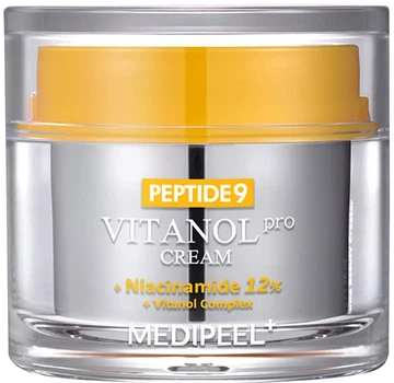 Крем освітлювальний з пептидами з вітамінним комплексом Medi-Peel Peptide 9 Vitanol Cream Pro, 50 мл