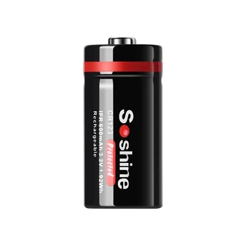 Аккумулятор Soshine CR123A/16340 600mAh 1шт