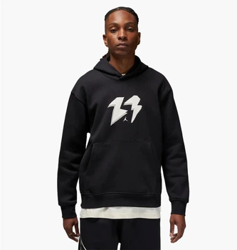 Кофта мужская Jordan Flight Mvp Fleece Pullover Hoodie L Чорний FB7021-010
