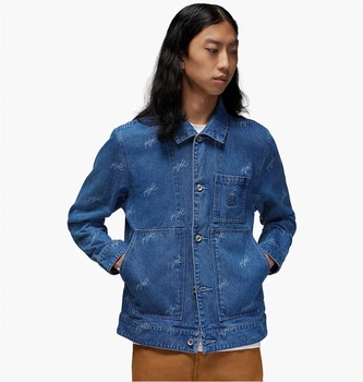 Куртка мужская Jordan Flight Heritage Demim-Jacke Blue L FN4649-436