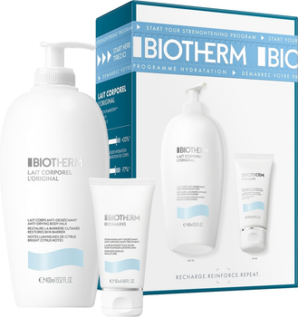 Zestaw do pielęgnacji ciała Biotherm Mleczko do ciała 400 ml + Krem do rąk 50 ml (3614274484786)