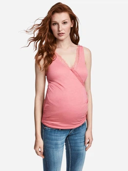 Майка для беременных H&M 0554835_роз_Y_08 M Розовая (KAY2000001253229)