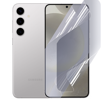 Антишпион приватная плёнка гидрогелевая для смартфона Samsung Galaxy S24 Plus (SM-S926B) противоударная прозрачная