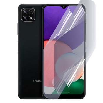 Плёнка гидрогелевая для Samsung Galaxy A22 4G (SM-A225F) глянцевая противоударная прозрачная