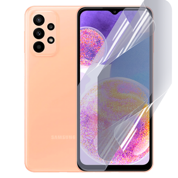 Антишпион приватная плёнка гидрогелевая для смартфона Samsung Galaxy A23 4G (SM-A235F) противоударная прозрачная