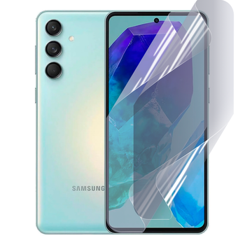 Антишпигун приватна плівка гідрогелева для смартфона Samsung Galaxy M55 протиударна прозора