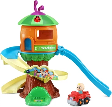 Ігровий набір VTech CoCoMelon Go! Go! Smart Wheels Treehouse Track Set будиночок на дереві англ.