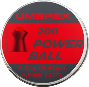Пульки Umarex Powerball 0.61 г калибр 4.5 (.177) 200 шт (4.1721)