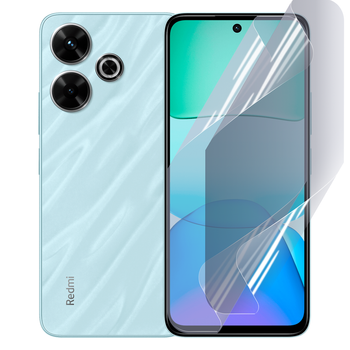 Антишпигун приватна плівка гідрогелева для смартфона Xiaomi Redmi 13 протиударна прозора