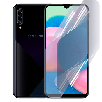 Плёнка гидрогелевая для Samsung Galaxy A30s (SM-A307F) глянцевая противоударная прозрачная