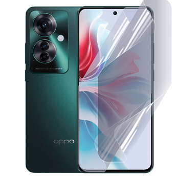 Плёнка гидрогелевая матовая для Oppo Reno 11 F 5G протиударная прозрачная