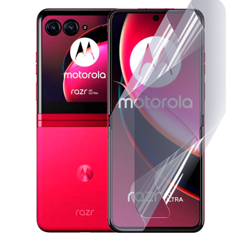 Плёнка гидрогелевая матовая для Motorola Razr 40 Ultra протиударная прозрачная